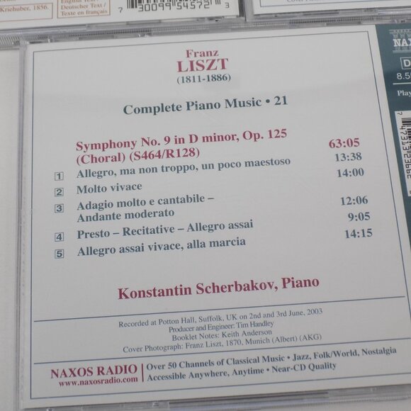 Beethoven Symphonies 5 CD set Franz Liszt Transcription Konstantin Scherbakov - Picture 8 of 10